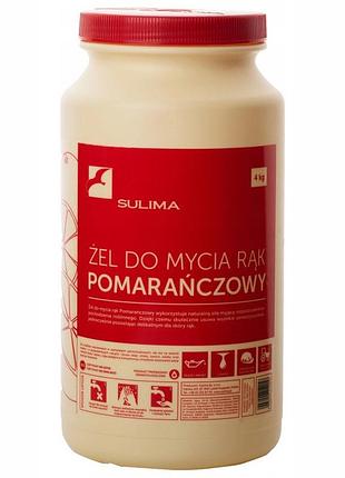 Гель для миття рук sulima pomarańczowy 4 кг