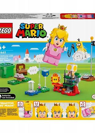 Конструктор lego super mario przygody з інтерактивною фігуркою lego peach 71441