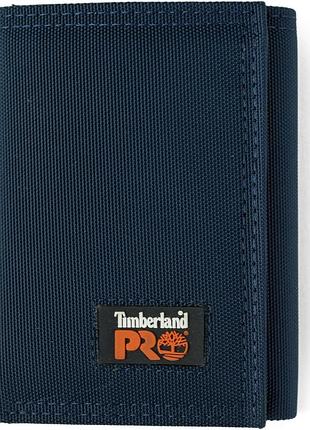 Timberland pro чоловічий портмоне з кордура нейлон rfid триразове складання віконце для посвідчення navy універсальний розмір
