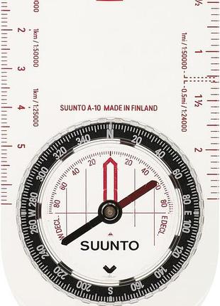 Компас suunto ss018266000 a-10 nh чорний/білий 3.53x8.13x12.93 см 31.18 г