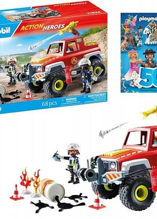 Конструктор playmobil 71824 пожежна машина пожежна служба