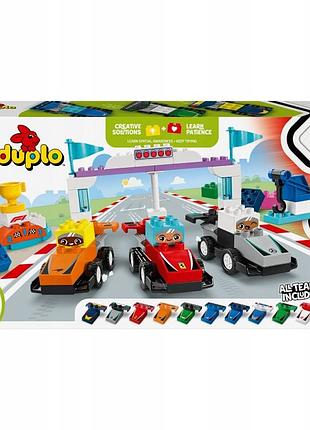 Конструктор lego duplo bolidy i kierowcy f1 10445