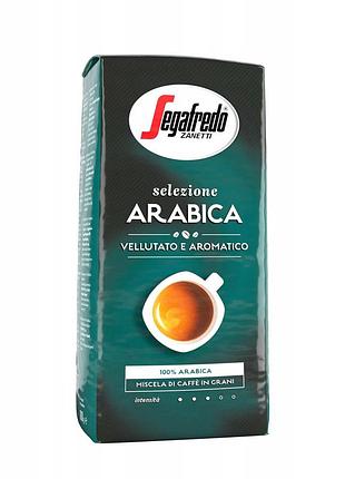 Кава в зернах segafredo selezione arabica 1кг 100% арабіка