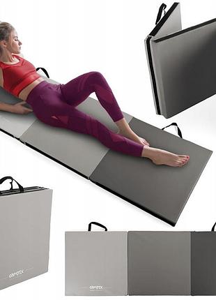 Гімнастичний матрац складна килимок для вправ фітнес йога 180x60x5 gymtek