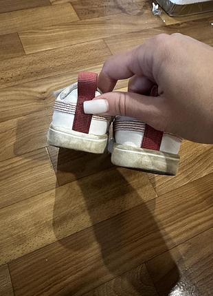 Кеди дитячі puma білі з рожевим 3