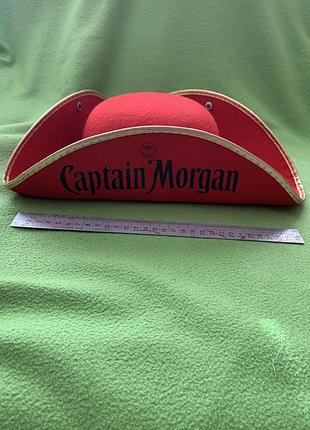 Карнавальна шляпа captain morgan фетрова червона