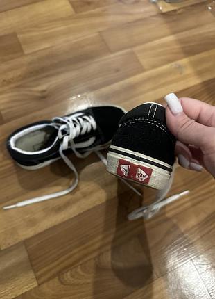 Кеди дитячі vans old skool чорні 2