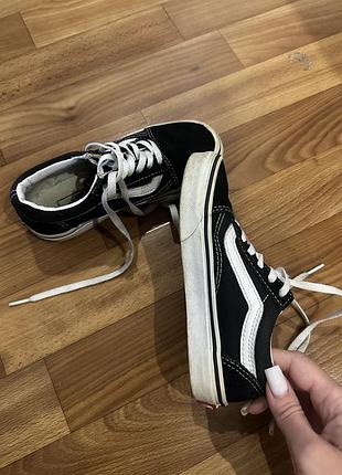 Кеди дитячі vans old skool чорні 3
