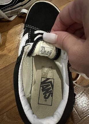 Кеди дитячі vans old skool чорні 4