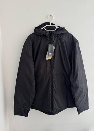 Новая черная тактическая демисезонная куртка 5.11 adventure primaloft insulated jacket размер l