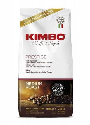 Зернова кава мішана kimbo espresso bar prestige 1000 г