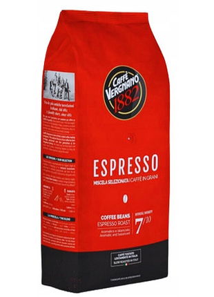 Кава в зернах caffe vergnano 1882 espresso 1kg