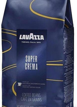 Зернова кава мікс lavazza super crema 1000 г