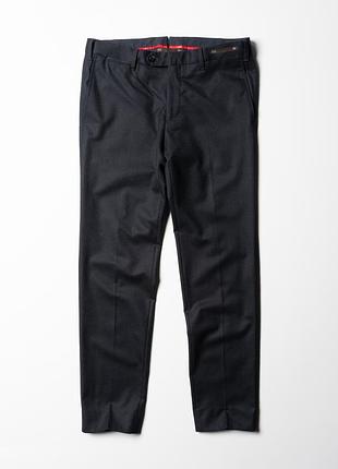 Pt01 noble super slim fit trousers stretch virgin wool pants navy [pmh017419]