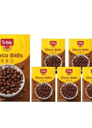 Набір 5 штук schär | 5x choco balls безглютенові хрусткі кавові кульки