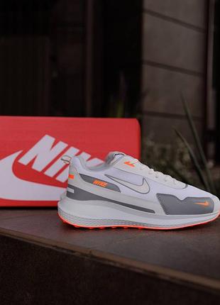 Nike simple white orange 7