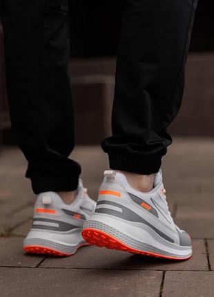 Nike simple white orange 6