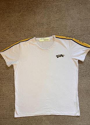 Футболка off white l