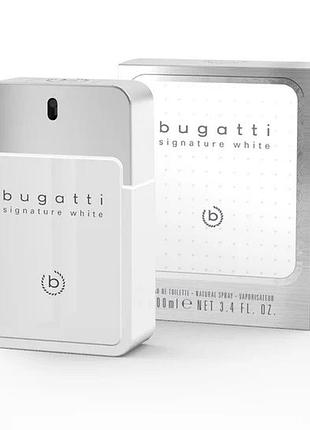 Туалетна вода bugatti signature white 100 мл