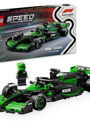 Конструктор lego speed champions bolid f1 kick sauber team c44
