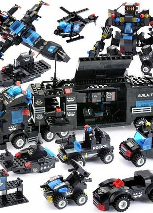 Конструктор поліцейський відділок swat 725ел (725шт)