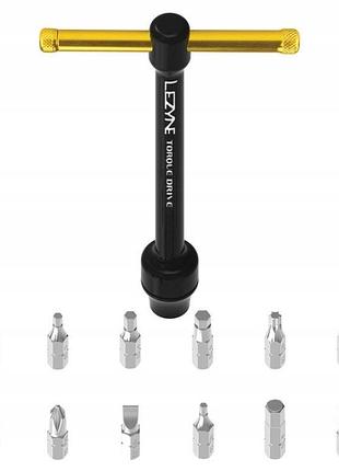 Велосипедний динамометричний ключ lezyne torque drive 2-10 nm + чохол для ключа