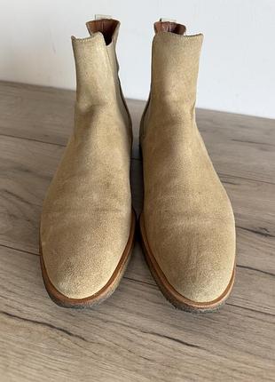 Черевики замшеві common projects suede chelsea boots оригінал 4