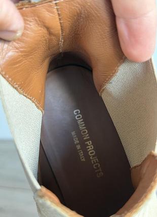 Черевики замшеві common projects suede chelsea boots оригінал 10