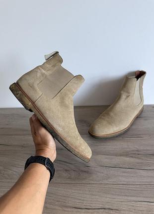 Черевики замшеві common projects suede chelsea boots оригінал