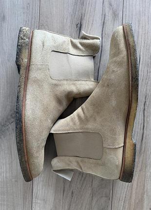 Черевики замшеві common projects suede chelsea boots оригінал 7
