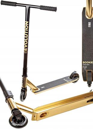 Трюковий самокат raven evolution rookie gold 100 мм