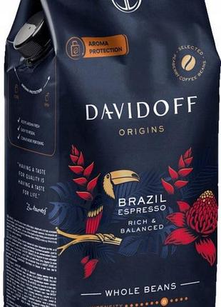 Кава в зернах davidoff origins brazil espresso 1 кг
