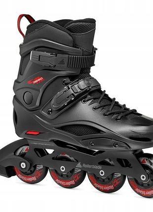 Чоловічі ролики rollerblade rb 80 розмір 47 (310мм) чорно-червоні