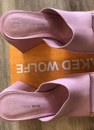Босоніжки мюлі naked wolfe