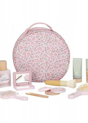Косметичка little dutch beauty case з аксесуарами fsc дерев'яні косметики