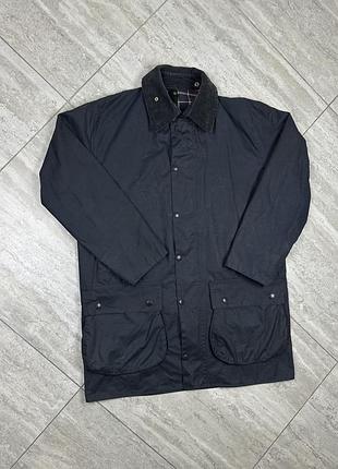 Barbour a205 border wax waterproof country navy rain jacket coat куртка вакс