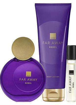 Набір avon far away rebel 3 штуки