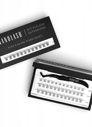Накладні вії nanolash classy самоклеючі pre-glued