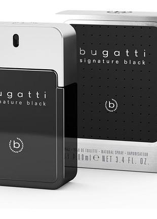 Туалетна вода bugatti signature black 100 мл