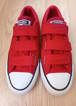 Кеди унісекс converse chuck taylor all star 3v low червоні