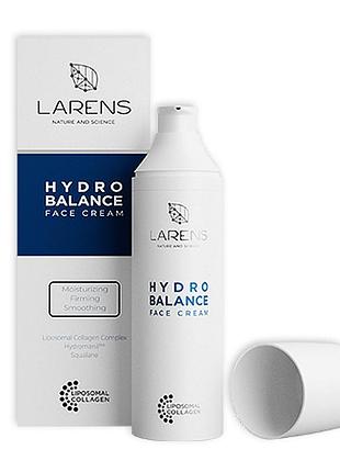 Крем для обличчя larens hydro balance зволожуючий пептиди колагенові 50 мл