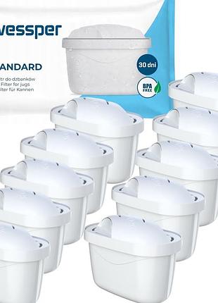 10x фільтр aquamax фільтри для води для кувшина aquaphor brita dafi 10 штук