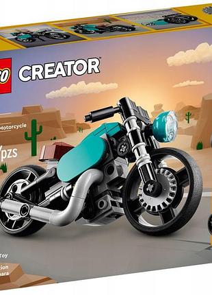 Lego 31135 creator 3в1 вінтажний мотоцикл