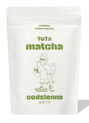 Щоденна матча 100 г розсипчастий зелений чай натуральна енергія tota