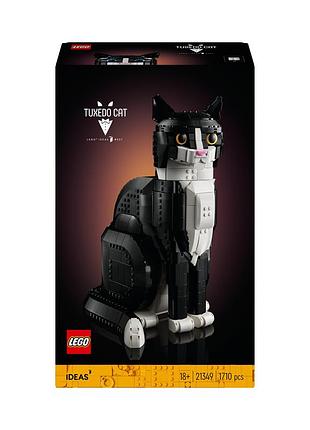 Lego ideas біло-чорний кіт 21349