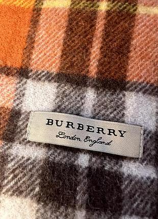 Вовняний шарф burberry 3