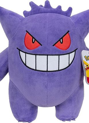 Плюшева іграшка pokémon 30 см gengar плюшевий покемон для дітей