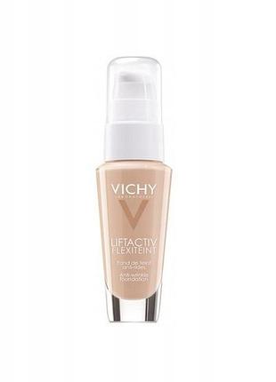 Vichy liftactiv flexiteint тональний крем для згладжування зморшок відтінок nude 25