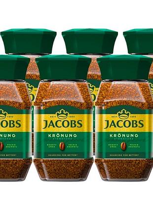 Кава розчинна jacobs krönung 200 г 6 шт.