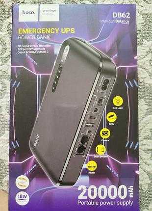 Повербанк hoco db62 emergency ups power bank 20000 mah